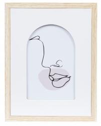  Kis Fa Dekoratív Képkeret Kivágott Ívvel 17 x 22 cm (8720168449047)