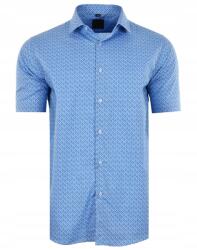  43/44 Mintás Ing Kék Rövid Ujjú