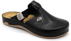 Leon 950 fekete színű munkavédelmi bőr klumpa