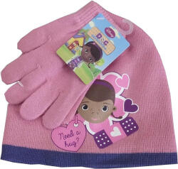 Sun City Disney Dr Plüssi Hug Pink gyerek sapka + kesztyű szett (85SNXHO4311C54)