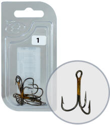 EnergoTeam grizzly 974m-10 2x bronz hármashorog 6db/csom (49974-010) - nextfish