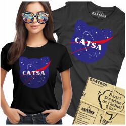 Gartees Catsa Macska Mintás Női Póló Szuper A Macskák Szerelmeseinek