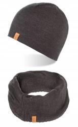 Brødrene Sötétszürke Téli Férfi Sapka Kémény Szett (103124-DARKGRAY)
