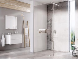 RAVAK Walk-In Wall Szett 130, zuhanykabin krómhatású+transparent (GW9WJ0C0SZ1)