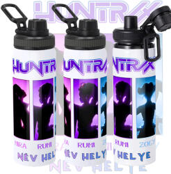 Deconline Crafts Személyre szabható KPOP "Démonadászok" Shadows' fém kulacs egyedi névvel 850 ml (DO59426-850)