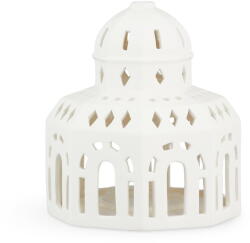 Kähler Design Бял керамичен коледен свещник Lighthouse, ø 12 cm Urbania Lighthouse Glassalen - Kähler Design (691074)