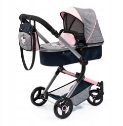 Bayer Design Neo Vario rózsaszín-szürke babakocsi (18427AA)
