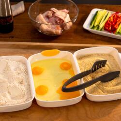 Tescoma műanyag panírozó szett - 420870 (420870)