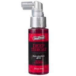 Doc Johnson Deep Throat mélytorok érzéstelenítő spray - cseresznye