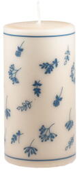 Unipar Бежова свещ , време на горене 87 h Fleur - Unipar (Fleur Ivory Pillar 80x150)