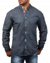 Carisma Ing, Size S, 100% pamut, sötétszürke, slim fit, gombos