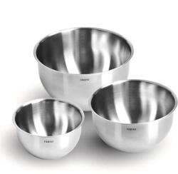 FABINI Купи от неръждаема стомана в сребрист цвят в комплект от 3 бр. ø 24 cm Lucca 3.0 - FABINI (110913111110210)