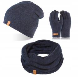 Brødrene Férfi szett Sötétkék Kémény sapka Kesztyű (103158-NAVYMULIN)