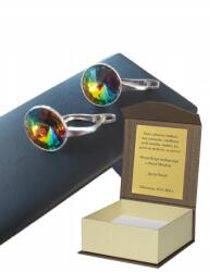 Global Silver 925 Ezüst Fülbevaló Kaméleon Dedikáció K102