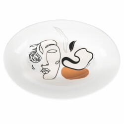 VDE Tivoli 1996 Керамична чиния за сервиране , 48 x 33 cm Face to Grey - VDE Tivoli 1996 (5911658)