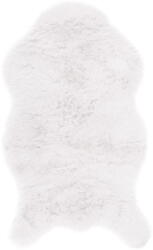 Tiseco Home Studio Бяла изкуствена кожа Овча кожа, 80 x 150 cm - Tiseco Home Studio (3280WHITE)