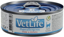 Vet Life Vet Life Natural Diet Cat Hypoallergenic Pork Potato 85g