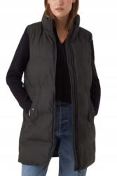 Vero Moda Fekete Hosszú Mellény Cipzárral, Kapucni Nélkül M Jyh