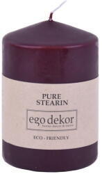 Ego dekor Виненочервена свещ Връх, време на горене 25 ч. Eco - Eco candles by Ego dekor (ZBC-3771018)