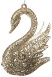 Dakls Пластмасова Коледна украса 10 cm Swan - Dakls (PT251)