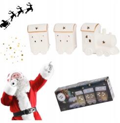 Zd trading Karácsonyi vonat Led világítással, 25, 5 x 5, 5 x 9 cm-es méretben (8719504 015220)