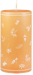 Unipar Жълта свещ , време на горене 87 h Fleur - Unipar (Fleur Yellow Pillar 80x150)