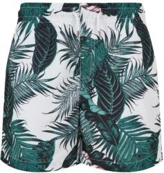 Urban Classics Fiúk Palm Leaf fürdőruha 5 - 6 EVES fehér|fekete|zöld