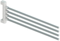 Sepio Forgatható, 4 karos törölközőszárító - fehér (5906634410046) Ruhaszárító