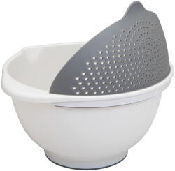 Metaltex Бяла купа с цедка 2в1 , Ø 28 cm - Metaltex (235112 000)