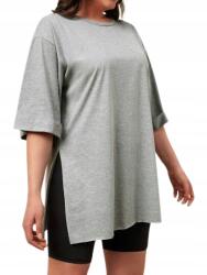 Shein Szürke Női Blúz Kivágásokkal Az Oldalán Plus Size 48 1EL