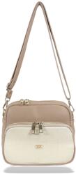  Zellia Női Oldaltáska Zvn24010 Beige-Arany - Csillámos - (54633292)
