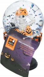  Halloween-i hógömb csillámporral, csontvázzal és tökökkel (8711252573885)