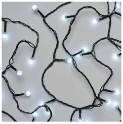 EMOS LED karácsonyi fényfüzér, cseresznye-golyók, 30 m, kültéri és beltéri, hideg fehér, progr, időz (D5AC24)