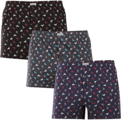 Andrie 3PACK férfi bő szárú boxeralsó Andrie többszínű (PS 5837) XL