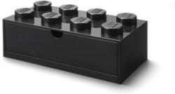 LEGO Tárolódoboz íróasztalra, fiókos, LEGO Brick 4x2 , fekete (40211733)