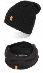 Brødrene Fekete Férfi Téli Sapka Hosszú Kémény Téli 2in1 (103130-BLACK)