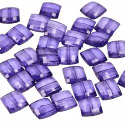  Kavicsok akril gyöngyök lila 16mm (PAB1192/A24 Wrzos)