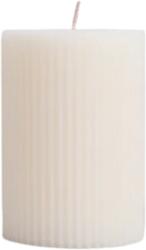 Eulenschnitt Tömbgyertya, bordázott, kicsi - fehér