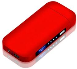  TO-25707 elektromos öngyújtó USB töltéssel - Piros