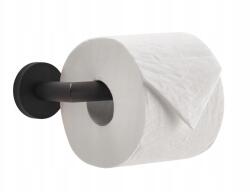  Fekete toalettpapír tartó fém, modern stílusú (27347)