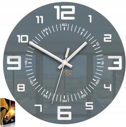 ModernClock Mars modern falióra 28 cm - csendes mechanizmus, elegáns design (Marszegar)