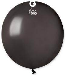 Gemar Metál lufi - fekete 48 cm 100 db