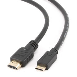 Gembird HDMI / miniHDMI-C kábel 3m fekete 4K 3D Gembird (CC-HDMI4C-10)