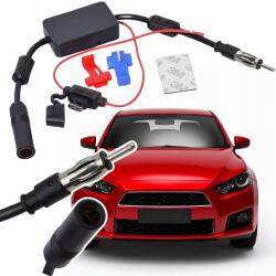  Autó Antenna Erősítő Rádió Jel Am Fm 12V (SAMOCHODOWY WZMACNIACZ ANTENOWY)