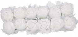 Emized Rózsavirág habszivacs tüll fehér 144db (myh193457-5)