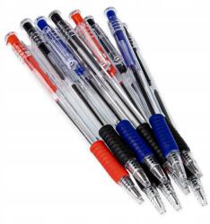 7&7 10 Golyóstoll automata toll készlet fekete piros kék (ZESTAW DŁUGOPISÓW)