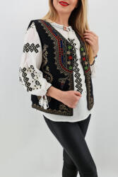 Magazin Traditional Vesta brodata cu model traditional Angelica 4