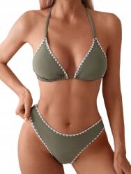 Shein Zöld Kétrészes Fürdőruha Hímzéssel M 1HH