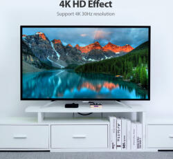 Vention HDMI Splitter (1be-2ki, 4K@30Hz arany-fekete) (ACBG0-EU) - smartbyte
