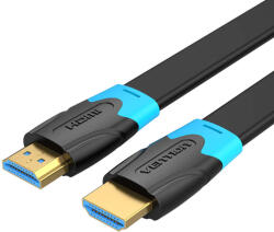 Vention HDMI 2.0 (lapos, fekete), 2m, kábel (AAKBH) - smartbyte